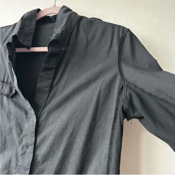 Standard James Perse fitted shirt with ribbed panels - Picture 7 of 11